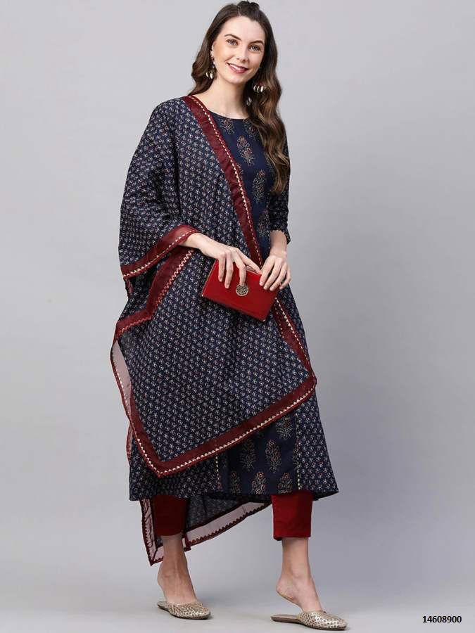 Indo Era 19 Classic Festive Wear Fancy Printed Ready Made Dress Collection